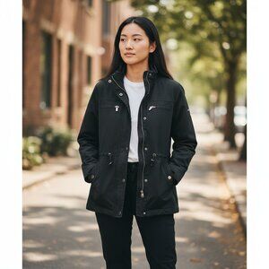 Chico's Zenergy Transitional Jacket with Adjustable Sleeves and Waist Size 3 (XL